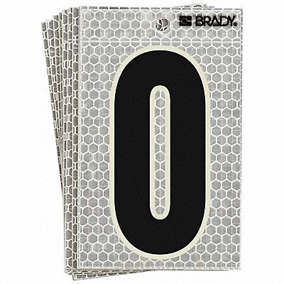 BRADY 3020O Refl. Letter Label O Glow in Dark PK10