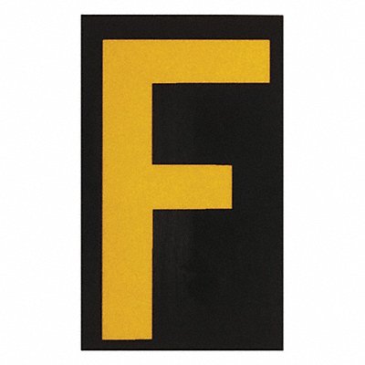 BRADY 5000F Reflective Numbers And Letters F PK25