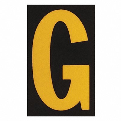 BRADY 5000G Reflective Numbers And Letters G PK25