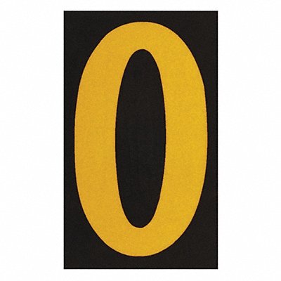 BRADY 5000O Reflective Numbers And Letters O PK25