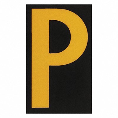 BRADY 5000P Reflective Numbers And Letters P PK25