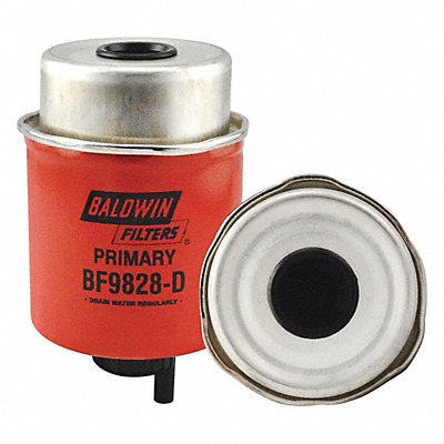 BALDWIN FILTERS BF9828D Fuel Filter 5-9/32 x 3-7/32 x 5-9/32 In