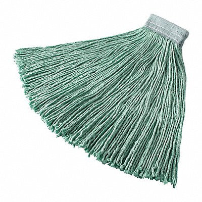 RUBBERMAID COMMERCIAL PRODUCTS FGF13700GR00 Wet Mop Green Cotton/Synthetic PK6