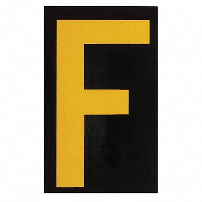 BRADY 5905F Reflective Numbers And Letters F PK25