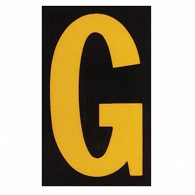BRADY 5890G Reflective Numbers And Letters G PK25