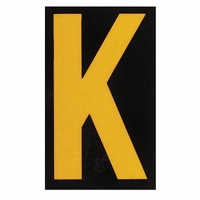 BRADY 5905K Reflective Numbers And Letters K PK25