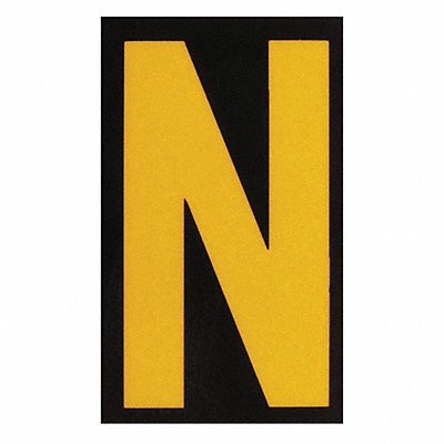 BRADY 5905N Reflective Numbers And Letters N PK25