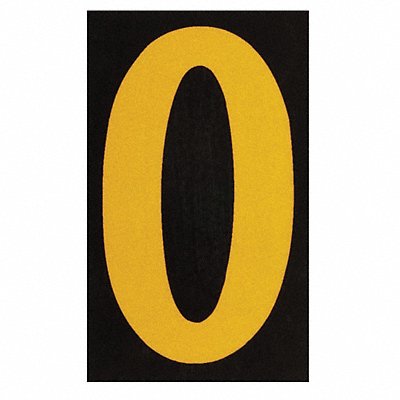 BRADY 5890O Reflective Numbers And Letters O PK25