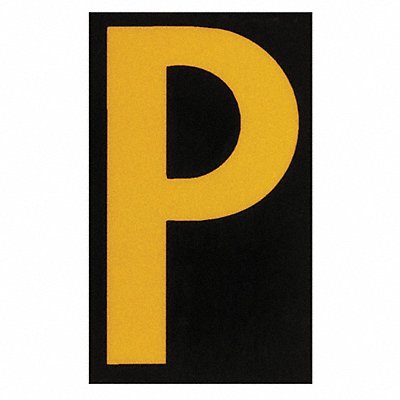 BRADY 5905P Reflective Numbers And Letters P PK25
