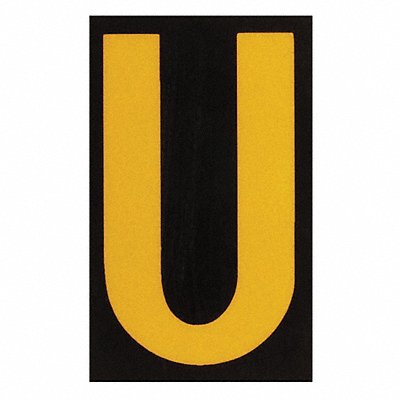 BRADY 5890U Reflective Numbers And Letters U PK25
