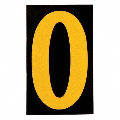 BRADY 58900 Reflective Numbers And Letters 0 PK25