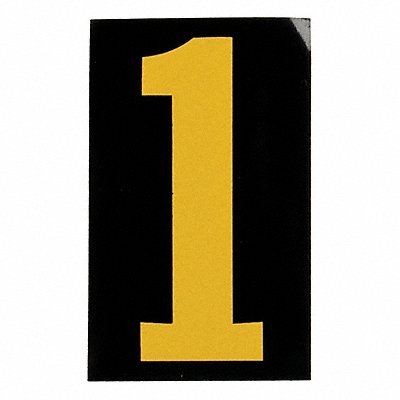 BRADY 58901 Reflective Numbers And Letters 1 PK25