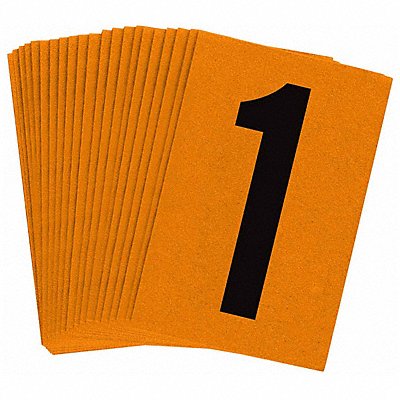 BRADY 59101 Reflective Numbers And Letters 1 PK25