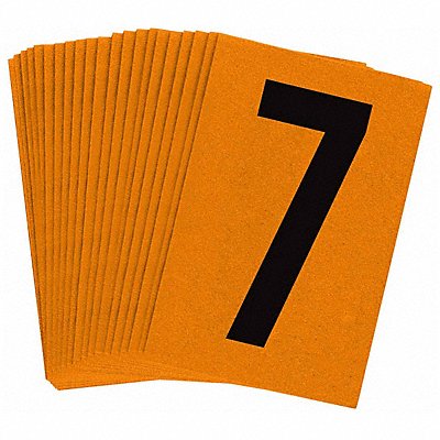 BRADY 59107 Reflective Numbers And Letters 7 PK25