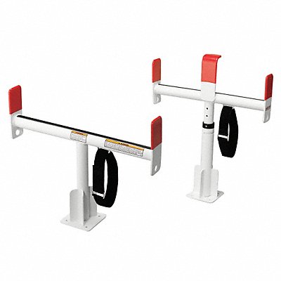 WEATHER GUARD 14253 Service Body Rack White Alum 24-1/2 In