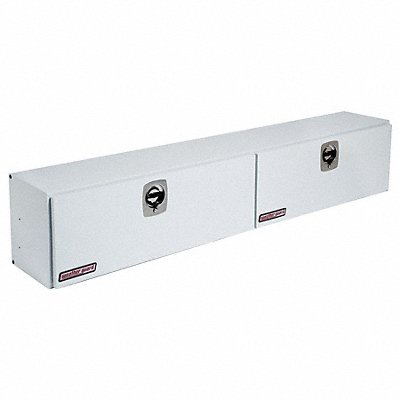 WEATHER GUARD 296302 Topside Truck Box White 96-1/4 in W