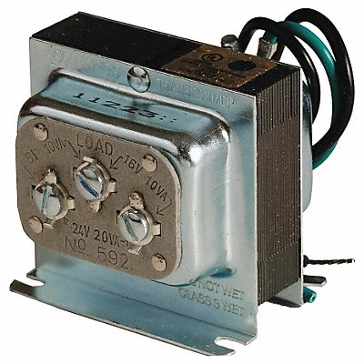 EDWARDS SIGNALING 592 Class 2 Transformer 20VA Enclosed Foot
