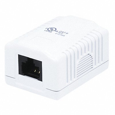 MONOPRICE 7092 Surface Mount Box Cat6 1P White