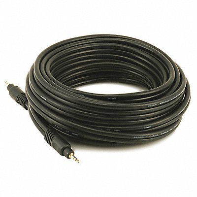 MONOPRICE 5581 A/V Cable 3.5mm M/M cable Black 25ft