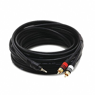 MONOPRICE 5601 A/V Cable 3.5mm(M)/2 RCA(M) 25ft