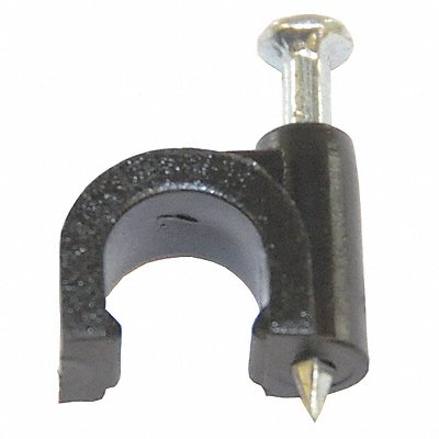 DOLPHIN COMPONENTS CORP DCC6B Cable Staple Nail 5/16In Black PK100