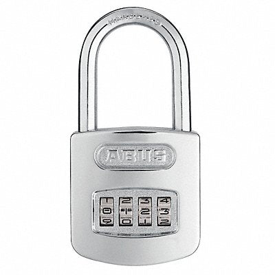 ABUS 160HB5050 Combination Padlock 2in Rectangle Silver