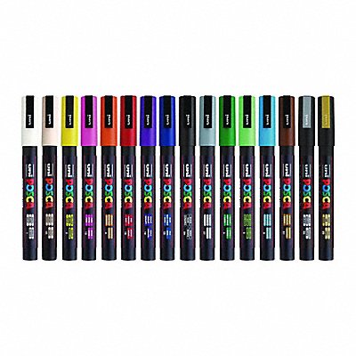 POSCA PC3M16C Paint Marker Assorted Capped PK16