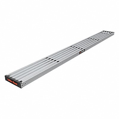 LITTLE GIANT 15210 Adjustable Aluminum 2-Person Plank 73 in L