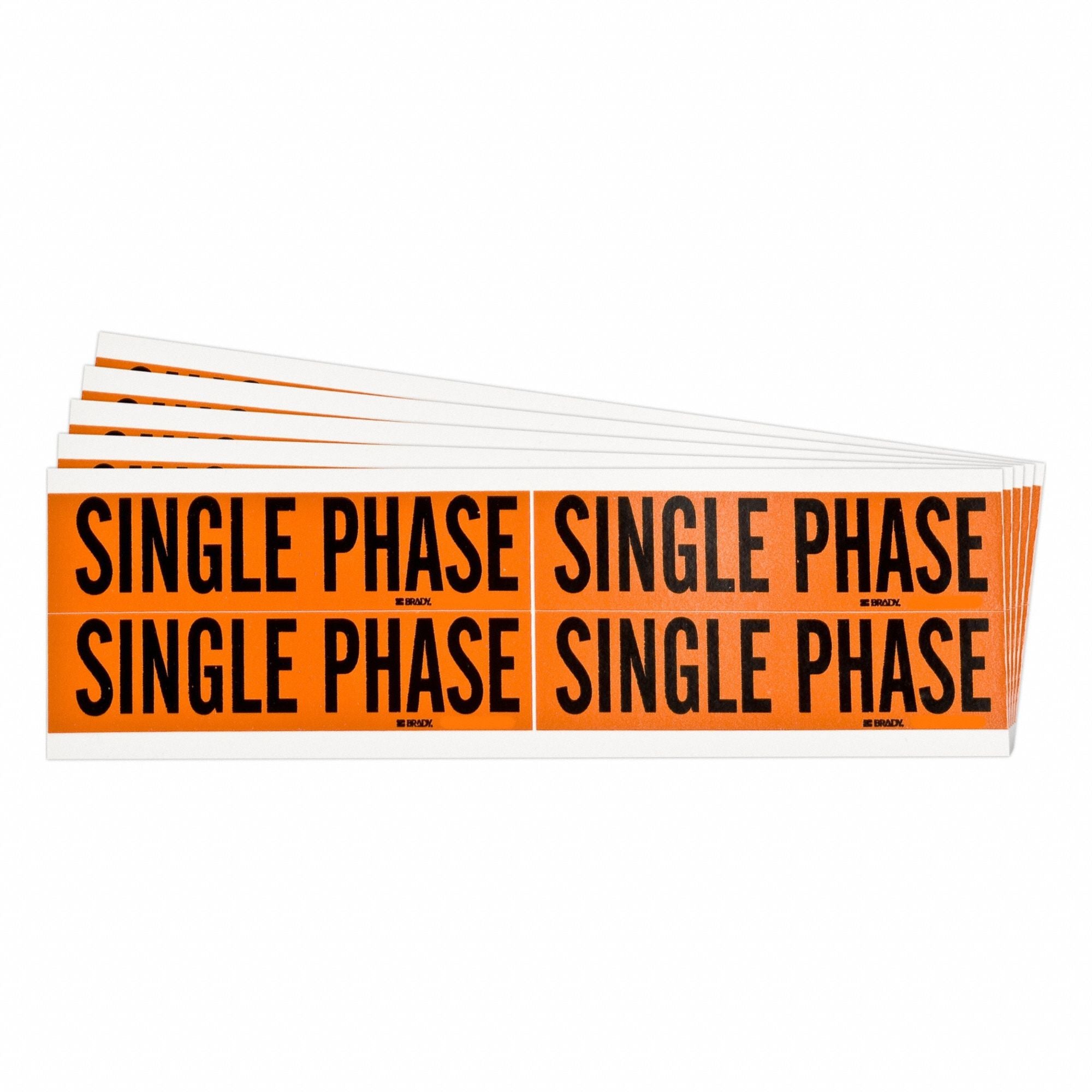 BRADY 152379 Conduit and Voltage Sign and Labels PK5