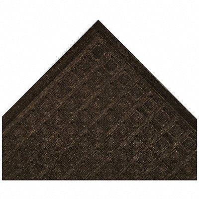 CONDOR 9FEH8 E5380 Carpeted Entrance Mat Black 3ftx5ft