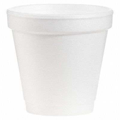DART 4J4 Disposable Hot Cup 4oz White Foam PK1000