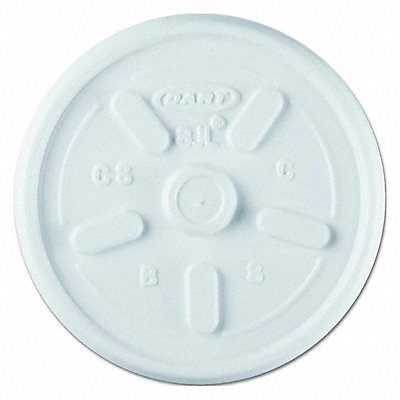 DART 8JL Disp Hot Cup Lid 8 oz-10 oz White PK1000