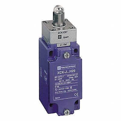 TELEMECANIQUE SENSORS XCKJ167H7 Limit Switch Roller Plunger 1NO/1NC