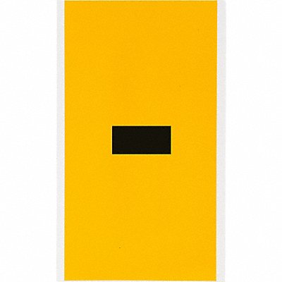 BRADY 1570DSH Numbers  Letters Black On Yellow 6 Inch