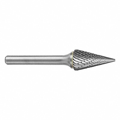 SGS PRO 15503 Cone Burr Pointed End 1/4 Carbide