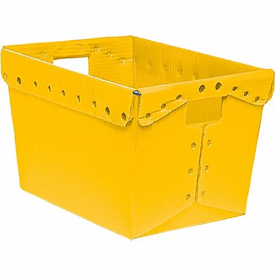 GRAINGER 1577YELLOW 18.25x13.25x11.6 OD Tote