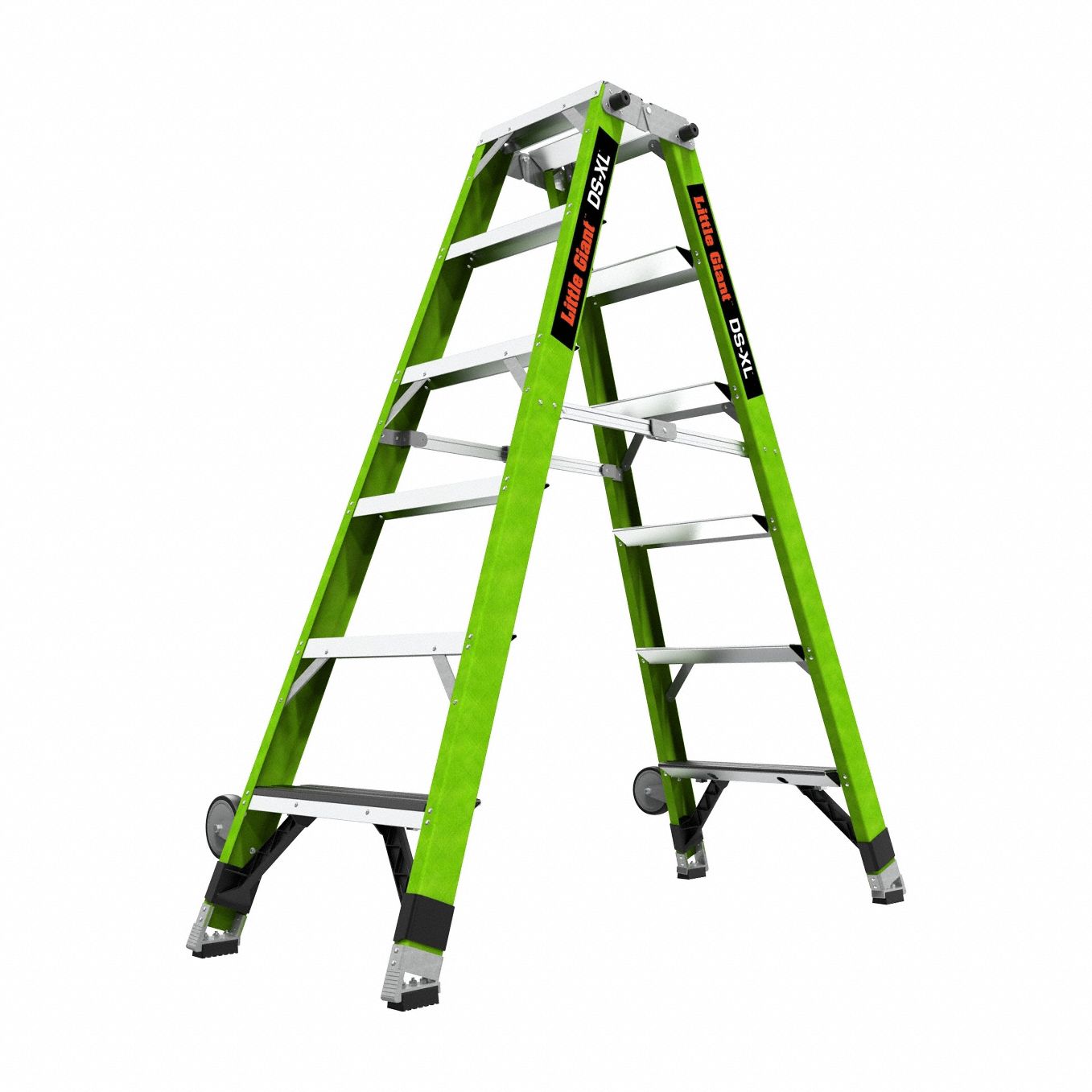 LITTLE GIANT 15786001 Step Ladder Double Sided 6 ft IAA Rated