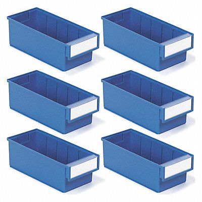 TRESTON SBS630156 Shelf Bins 11.81 x5.20 x3.94 Blue PK6