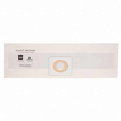 TENNANT 9009236 Vacuum Bag Paper Reusable PK10