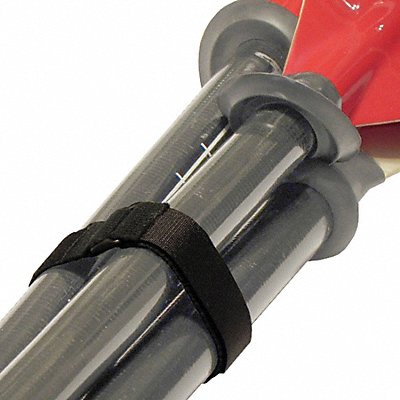 GRAINGER 1X18KVVS Cinch Strap Black 1x18 PK10