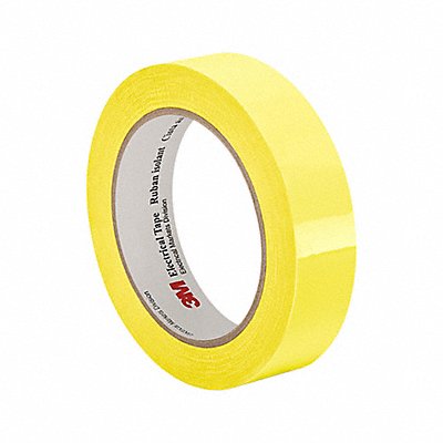 3M 3M1318105x72ydsYellow Elec Tape 216 ft Lx1/2 in W 1 mil Yellow