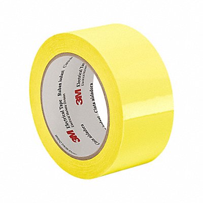3M 3M131812x72ydsYellow Elec Tape 216 ft Lx2 in W 1 mil Yellow