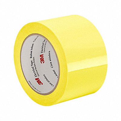 3M 3M13502x72ydsYellow Elec Tape 216 ft Lx2 in W 2.5 mil Yellow