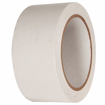 GRAINGER 15D725 Floor Tape White 2 inx216 ft Roll