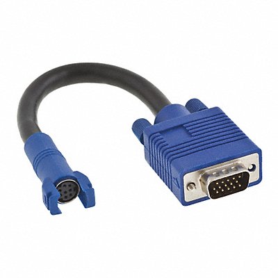 HUBBELL PREMISE WIRING 15MP6P1 VGA Connector 15-Pin to 8-Pin Blue