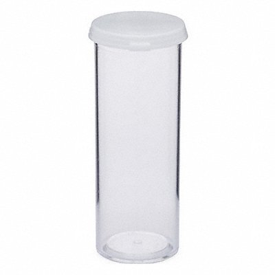 GRAINGER VIAL15C10 Vial with Cap 55.45 mL 36.5 mm Dia PK10