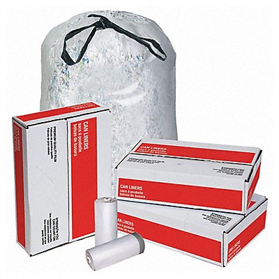 GRAINGER 15E448 Garbage Bag 44 gal Clear PK100