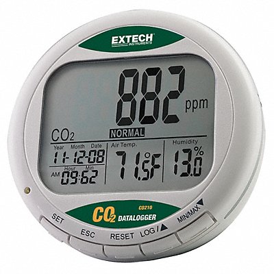 EXTECH CO210 Air Quality Carbon Dioxide Datalogger