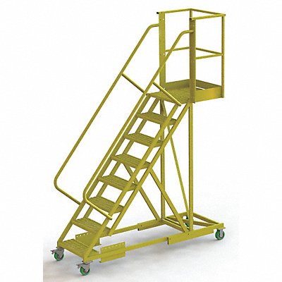 TRI-ARC UCS500820242 Rollng Ladder Unassembled Handrail Platform 80 In H