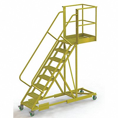 TRI-ARC UCS500830242 Rollng Ladder Unassembled Handrail Platform 80 In H